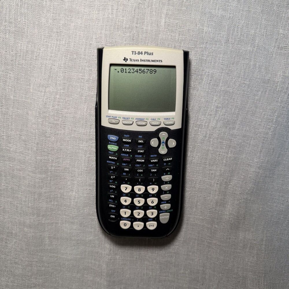 Texas Instruments TI-84 Plus Graphing Calculator Tested Working With Cover - Picture 3 of 7